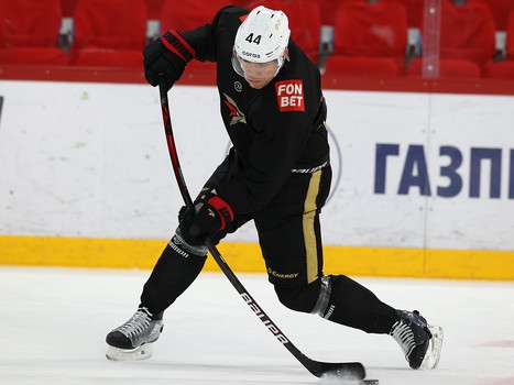 Тренировка «Авангарда» перед матчем в Екатеринбурге