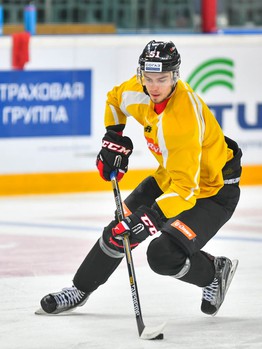 Раскатка "Авангарда" перед матчем с "Куньлунь Ред Стар"