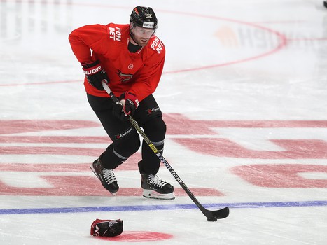 Раскатка «Авангарда» перед матчем с «Витязем»