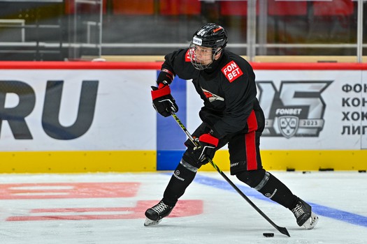 Раскатка «Авангарда» перед матчем с «Металлургом»