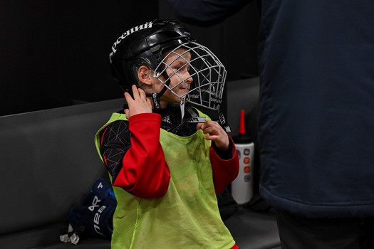 Тренировка воспитанников Хоккейной Академии «Авангард» 2019 года рождения на G-Drive Арене