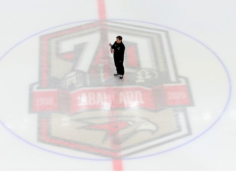 Тренировка «Авангарда» во время паузы в чемпионате