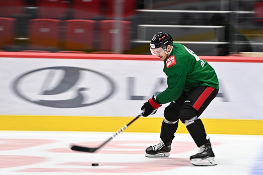 Тренировка «Авангарда» перед матчем с «Автомобилистом»