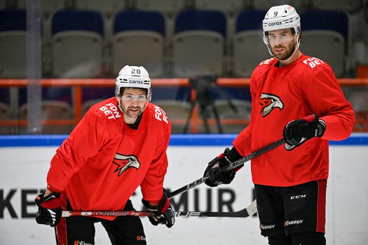 Тренировка «Авангарда» в Хабаровске