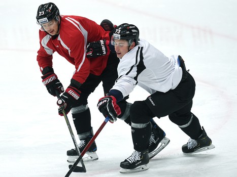 Раскатка "Авангарда" перед матчем с "Амуром"