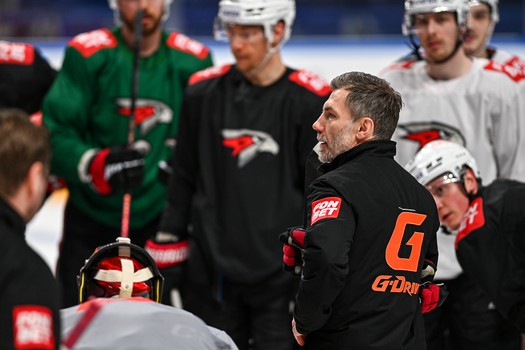 Раскатка «Авангарда» перед третьим матчем серии с «Локомотивом»