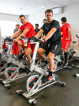 Открытая тренировка "Авангарда" для СМИ