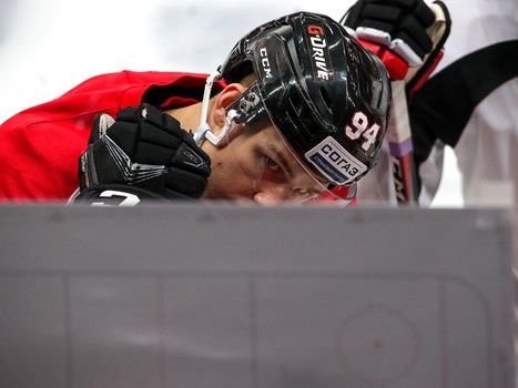 Раскатка «Авангарда» перед матчем со «Слованом»