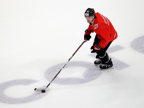 Раскатка «Авангарда» перед матчем с «Металлургом»