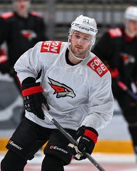 Тренировка «Авангарда» перед матчем во Владивостоке