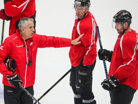 Раскатка «Авангарда» перед матчем с «Барысом»