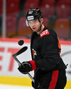 Раскатка «Авангарда» перед матчем с «Барысом»