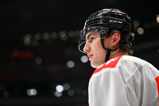 Раскатка «Авангарда» перед матчем со «Спартаком»