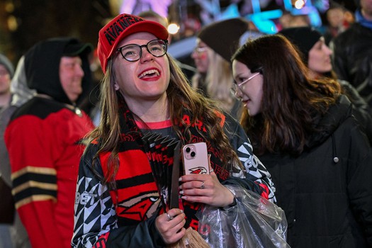 Фан-зона «Авангарда» в Городском саду