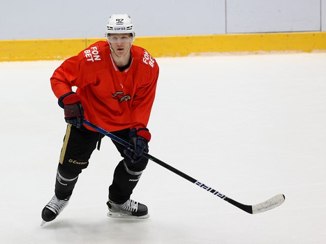 Раскатка «Авангарда» перед матчем в Хабаровске