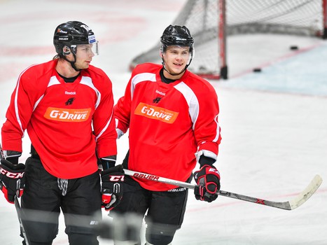 Открытая тренировка "Авангарда" для СМИ