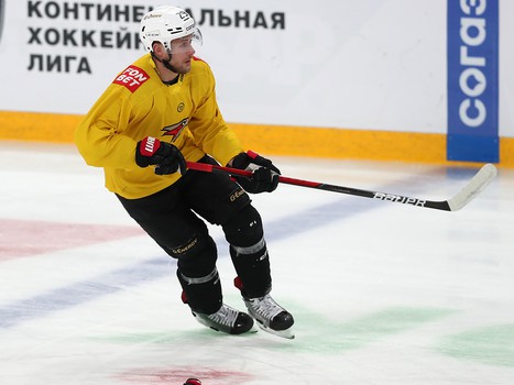 Тренировка «Авангарда» перед вторым матчем серии в Магнитогорске