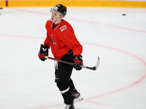 Раскатка «Авангарда» перед матчем с «Автомобилистом»