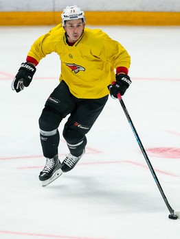 Раскатка «Авангарда» перед выездным матчем с «Йокеритом»