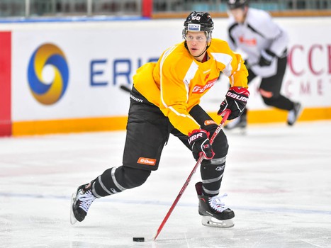 Раскатка "Авангарда" перед матчем с "Йокеритом"