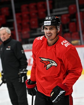 Раскатка «Авангарда» перед матчем с «Локомотивом»