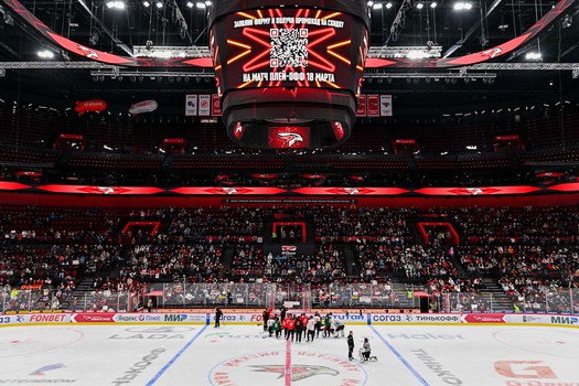 Открытая тренировка «Авангарда» перед вторым раундом плей-офф