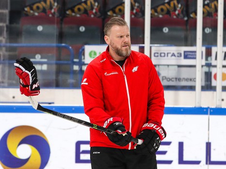 Раскатка «Авангарда» перед выездным матчем с «Металлургом»