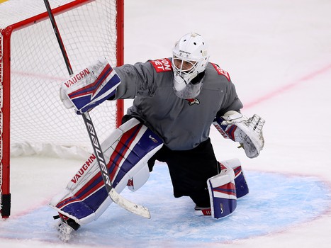 Тренировка «Авангарда» перед стартом турнира в Санкт-Петербурге