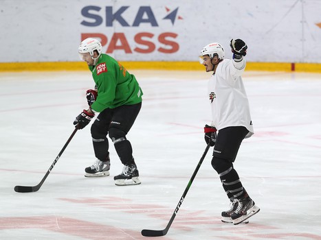 Раскатка «Авангарда» перед выездным матчем против СКА