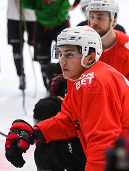 Тренировка «Авангарда» в Омске