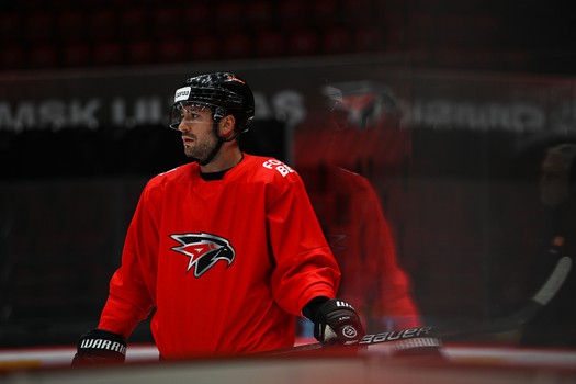 Тренировка «Авангарда» перед матчем с «Нефтехимиком»