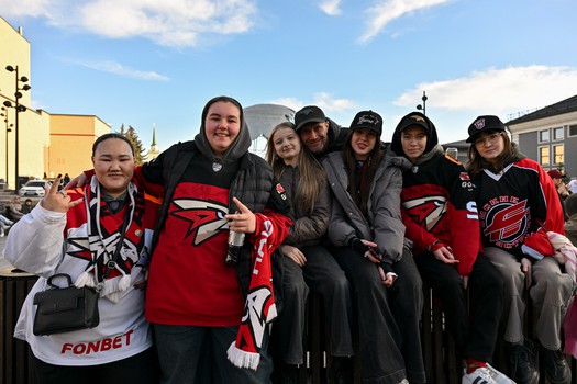 Фан-зона «Авангарда» в Городском саду
