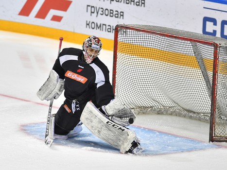 Тренировка "Авангарда" в Ярославле перед матчем с "Торпедо" НН