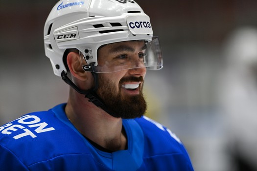 Тренировка «Авангарда» перед матчем в Хабаровске