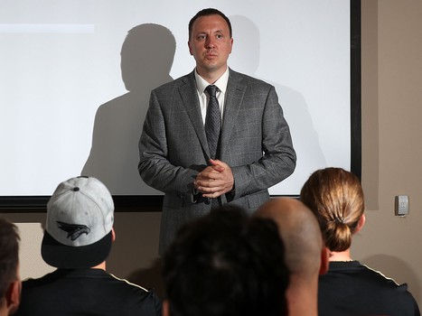 Первая тренировка «Авангарда» в новом сезоне