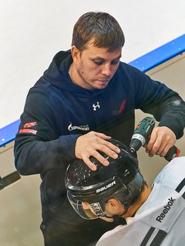 Первая тренировка "Авангарда" на сборе в Финляндии