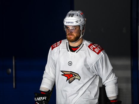 Тренировка «Авангарда» перед матчем в Новосибирске