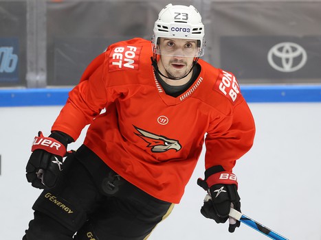 Раскатка «Авангарда» перед матчем в Хабаровске