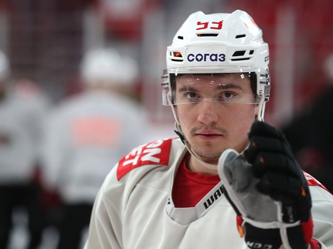 Тренировка «Авангарда» перед четвёртым матчем серии с «Автомобилистом»