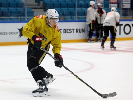 Тренировка «Авангарда» перед матчем в Нур-Султане