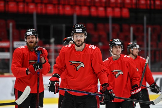 Раскатка «Авангарда» перед матчем с «Салаватом Юлаевым»