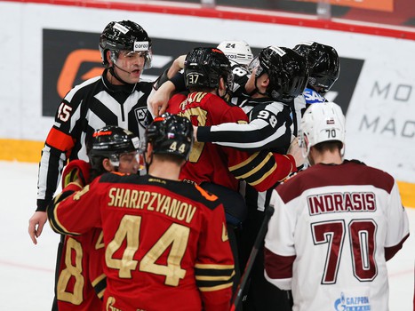 09.02.2021. «Авангард» - «Динамо» Рига 5:1