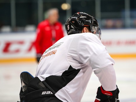 Раскатка «Авангарда» перед матчем с «Сибирью»