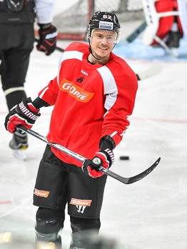 Раскатка "Авангарда" перед третьим матчем серии с "Салаватом Юлаевым"