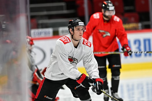 Раскатка «Авангарда» перед матчем с «Амуром»