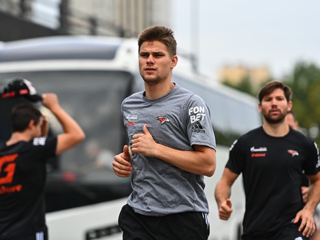 Раскатка «Авангарда» перед матчем с «Сибирью»