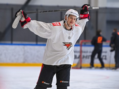 Тренировка «Авангарда» в Омске