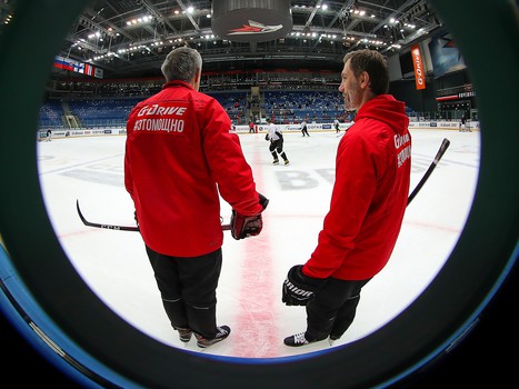 Открытая тренировка «Авангарда» для прессы и болельщиков