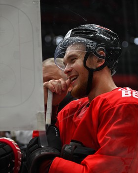 Тренировка «Авангарда» перед матчем с «Амуром»