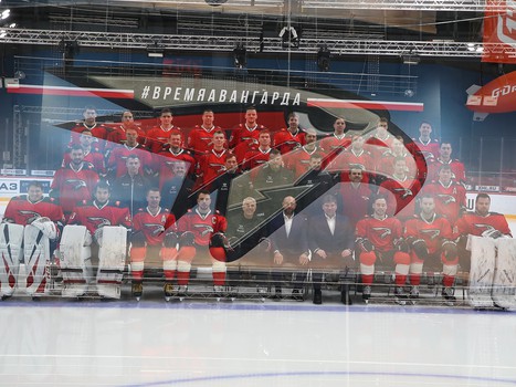 Фотографирование команды перед плей-офф